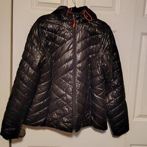 TekGear Warmtek Puffer Jacket Coat Winter Ski Snow Outdoor Packable Black Sz XL